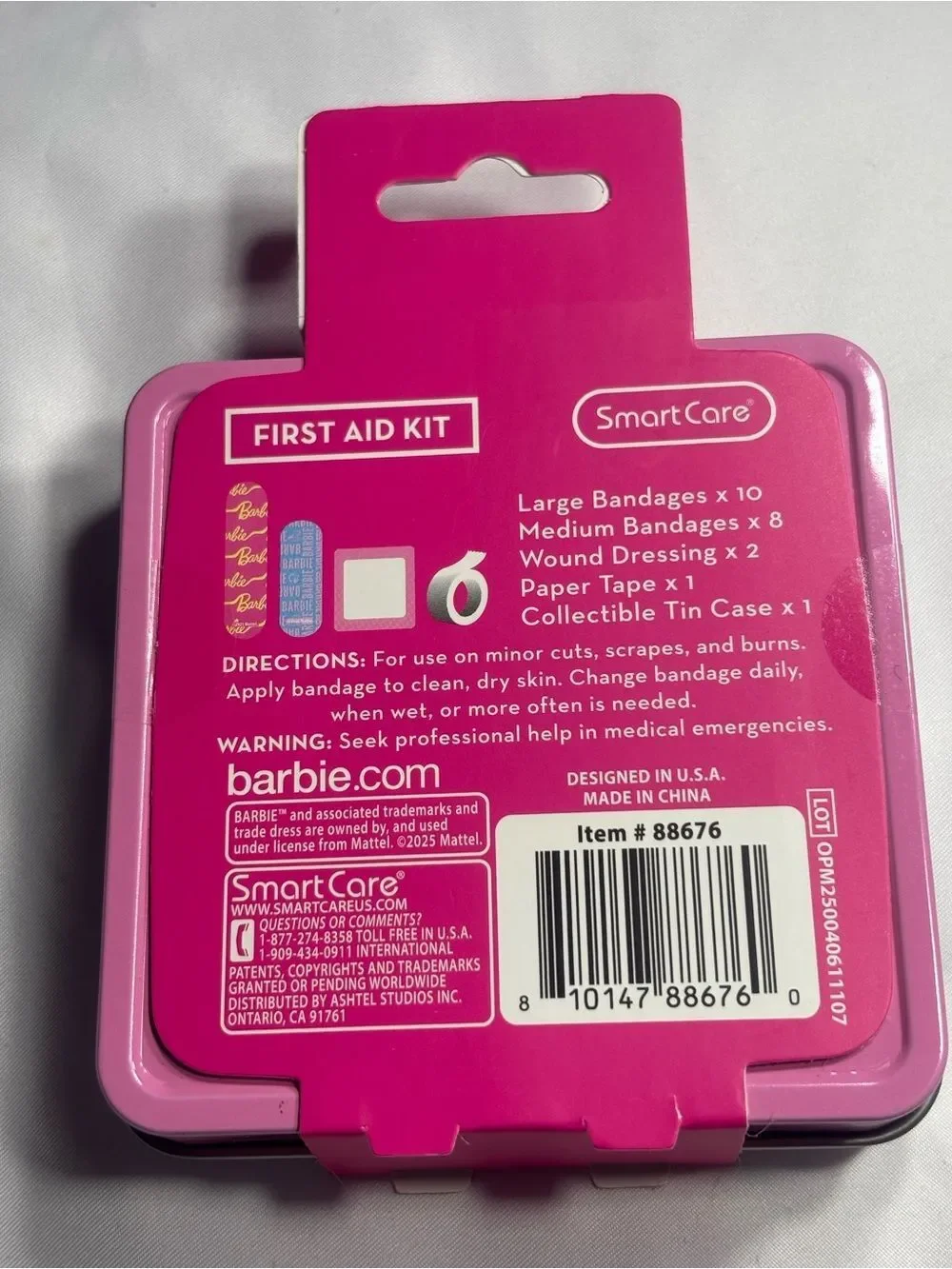 8 New Barbie Pink Sticker Sheets with Matching Pink Accessories Bundle
